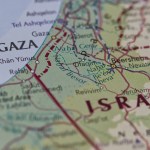 Map of Israel and Palestine